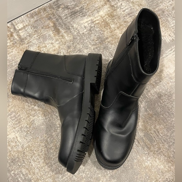 Hunters Bay Thermo-Lite Black Waterproof Fleece Commuter Boots Size 13 Like New - Picture 4 of 15